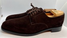 J.M. Weston Men’s Suede Oxford Shoes UK 10 D/ US 11 Made in France Brown Dress
