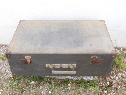 Ancienne valise bois - valise,