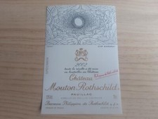 wine label Chateau Mouton Rothschild 2002 specimen wine label Ilya Kabakov