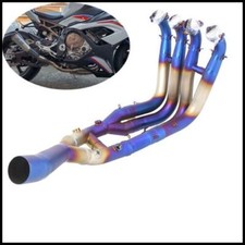 For BMW S1000RR 2019-2024 S1000R 2021-2024 Header Exhaust Pipe Blue Full System