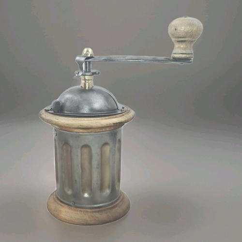 Antique coffee grinder round - antique,
