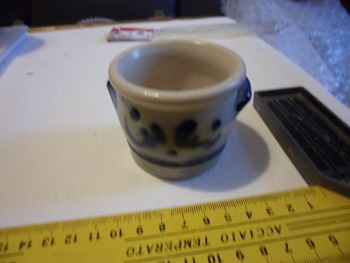 Petit pot grés bleu - pot,