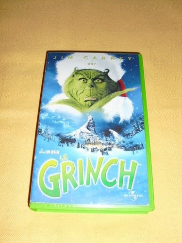 Grinch vhs jim carrey - grinch,