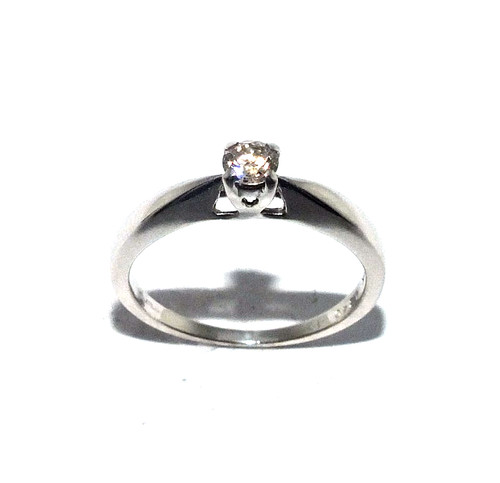 Bague solitaire blanc - solitaire, or