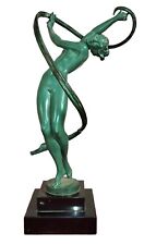 FAYRAL(PIERRE LE FAGUAYS).TOURBILLON. BRONZE PATINATED METAL. FRANCE. CIRCA 1930