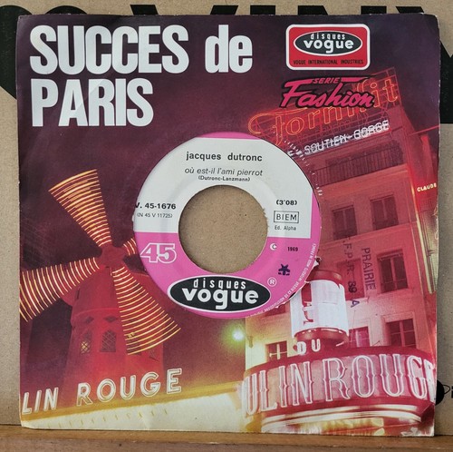 Rare 45t jukebox jacques - sp,