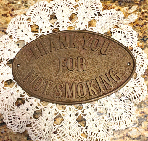 Oval solid brass - , vintage