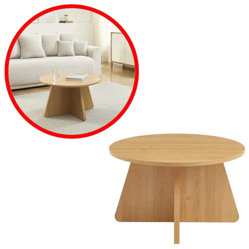Table basse ronde ruba - table,