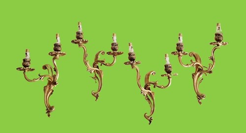 Appliques doubles bronze style - doubles,
