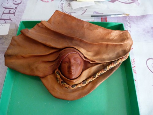 Masque cuir cmx14 cm - masque,
