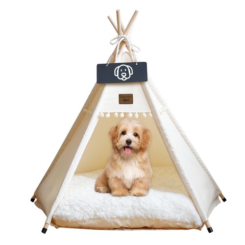 Chien tente avec coussin - chien, en