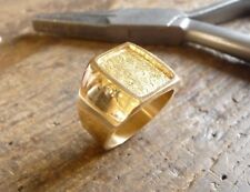 Chevalière or massive en