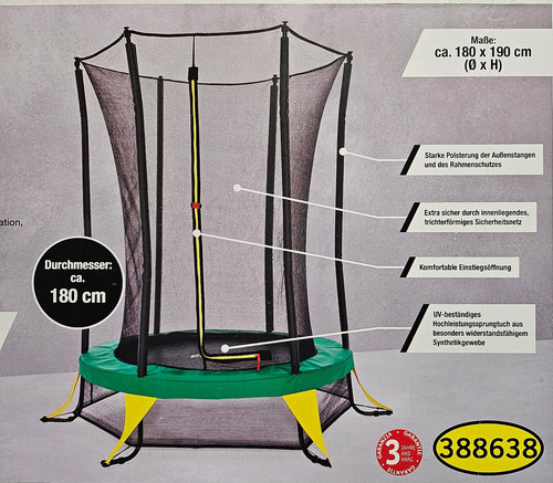 Crivit 9741 trampoline - crivit, tr-9741