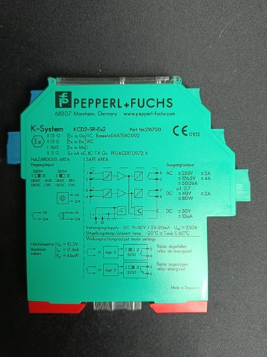 Pepperl fuchs kcd2 sr ex2 - pepperl, +