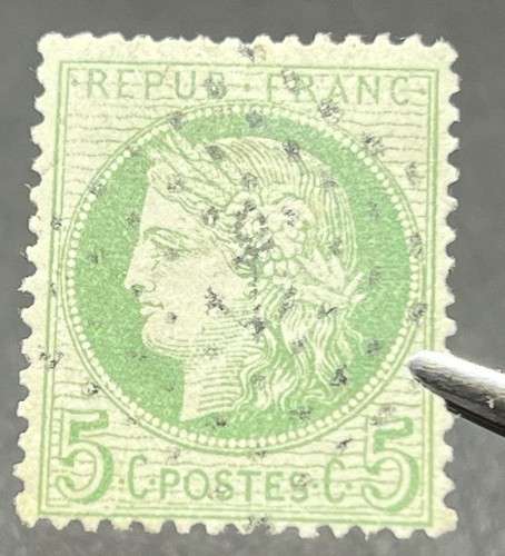 Timbres classique vert - classique,