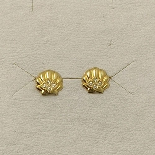 Boucles oreilles 18k 750 - or,