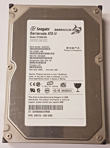 Disque dur ide seagate - go,