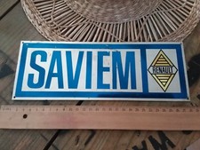 old small plate truck Renault SAVIEM aluminum garage n oil can