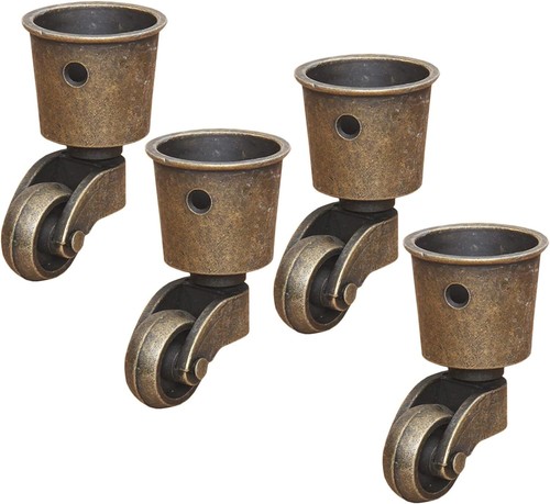Roulettes pivotantes en - 4,