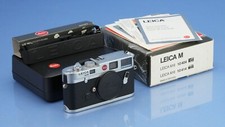LEICA LEITZ M6 WETZLAR SILVER 10414 0.72X CHROME CAMERA BODY +BOX +PAPERS MINT