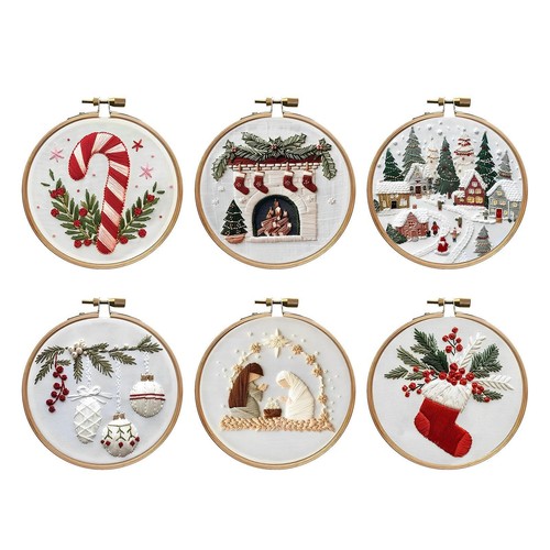 Kit broderie noël - de, diy