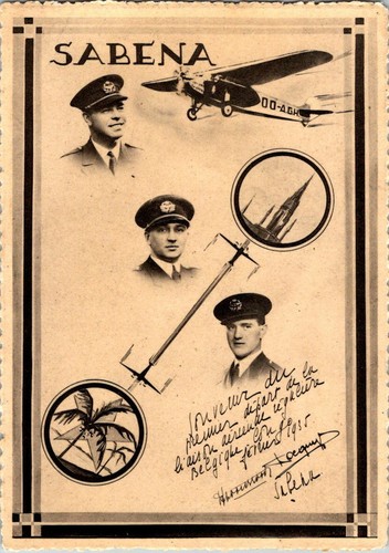 Sabena early aviation belgium - early,