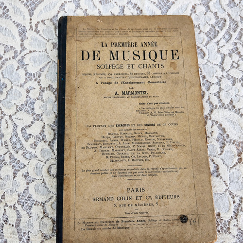 Livre ancien la première - livre, –