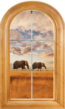 Sticker Fenêtre trompe l'oeil