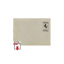 1951 Ferrari 212 Inter + 250 Mille Miglia + 340 Mexico + 342 America owners manu