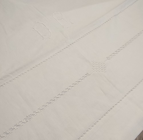 Ancien grand drap metis jour - ancien,