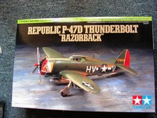 Maquette avions P 47 Thunderbolt Razorback Tamiya 1/72