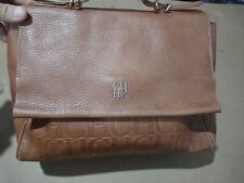 Carolina Herrera Brown Leather Minuetto Shoulder bag