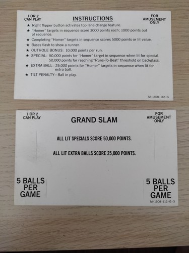 Lot cartes d instructions - lot, d'instructions