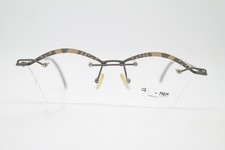 Lunettes Vintage MGM G19/B Gris Or Monture Demi-Ronde