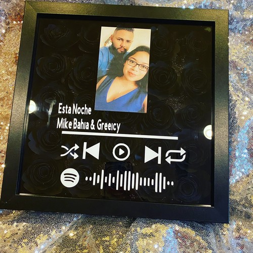Custom rose shadow box - shadow,