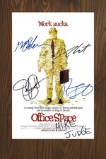 OFFICE SPACE Signed Movie Poster 11x17 with COA - Authentic Memorabilia