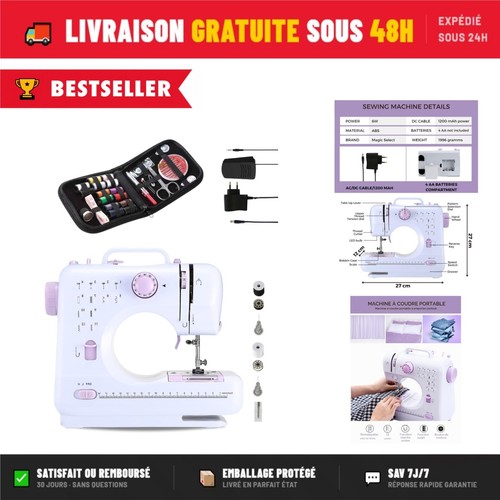 Machine coudre portable 12 - machine, à