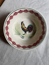 Ancien bol Moulin des loups Hamage coq France Terre De Fer