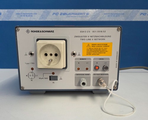Rohde and schwarz esh3 - rohde,