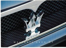 Maserati 3200 GT Coupe 1998-99 UK Market Launch Foldout Sales Brochure