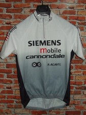 Siemens Cannondale Maillot Bicyclette Cyclisme Shirt Tg. M