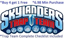 *Buy 4=1Free Skylanders Trap Team Complete UR Set w Checklist*$6.98Minimum?