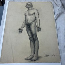 Dessin d’Atelier Nu Masculin