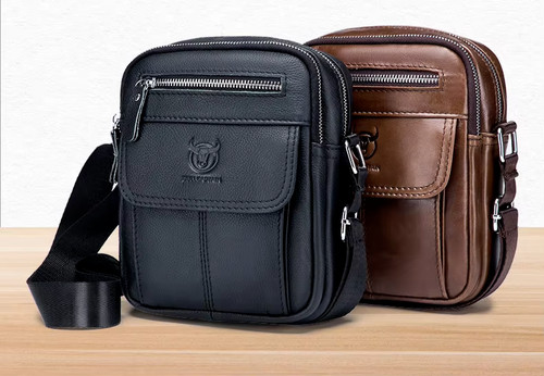 Sacoche cuir véritable - cuir,