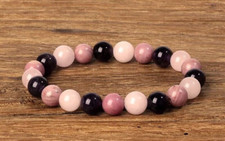 Bracelet de perles Rhodonite