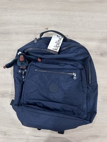 Navy blue kipling backpack - blue, 4