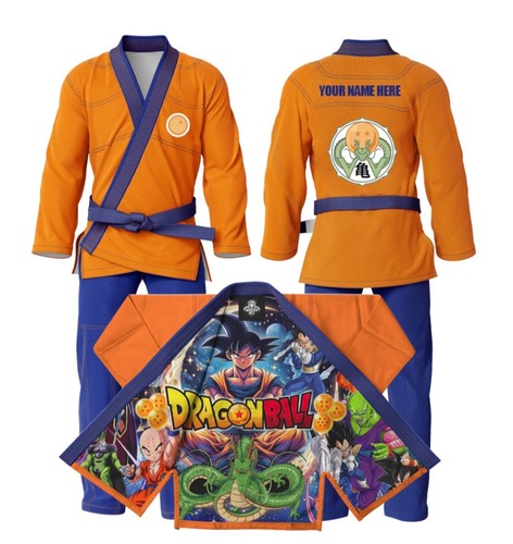 Custom dragon ball bjj gi - dragon,
