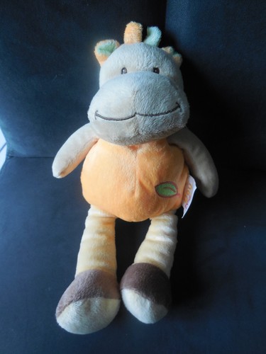 Doudou peluche hippopotame - peluche,