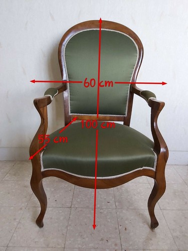 Fauteuil cabriolet vert de - fauteuil,