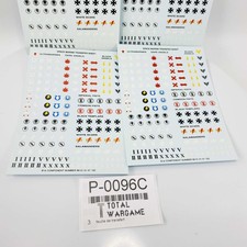 x4 Warhammer 40K Transfer Sheet | P-0096C